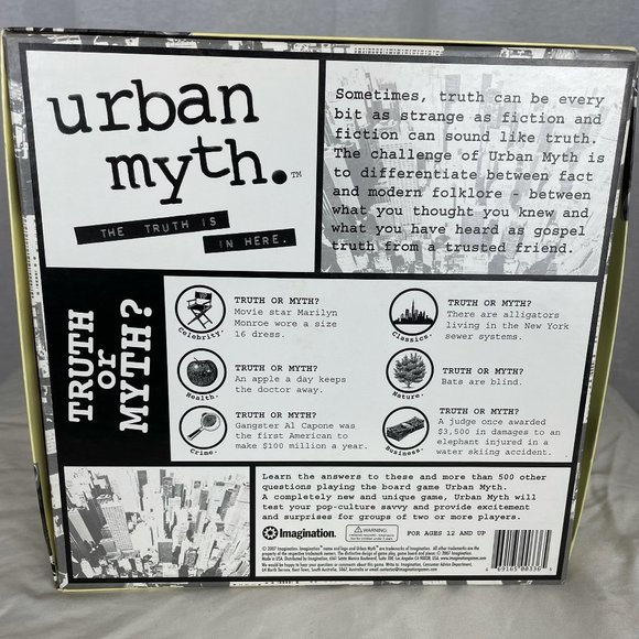 Urban Myth Board Game - Picture 2 of 4